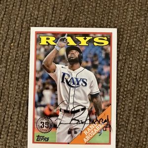 Randy Arozarena autographed card